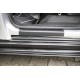 Накладки на дверные пороги EuroCap (2 шт, ABS) для Volkswagen Caddy 2015-2020 гг