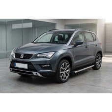 Бокові пороги BlackLine (2 шт., алюміній) для Seat Ateca 2016- рр