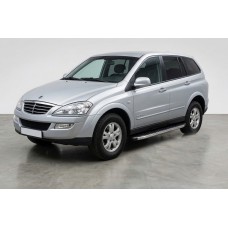 Боковые Подножки BlackLine (2 шт., Алюминий) для SsangYong Kyron 2005-2014 гг