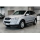 Боковые пороги New Vision Black (2 шт., алюминий) для SsangYong Kyron 2005-2014 гг