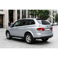 Боковые Подножки New Vision Grey (2 шт., Алюминий) для SsangYong Kyron 2005-2014 гг