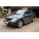Боковые пороги New Vision Black (2 шт., алюминий) для SsangYong Action 2005-2018 гг