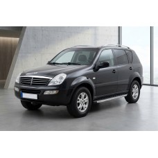 Бокові пороги BlackLine (2 шт., Алюміній) 2005-2012 для SsangYong Rexton I рр