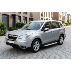 Бокові пороги New Vision Grey (2 шт., алюміній) для Subaru Forester 2013-2018 рр