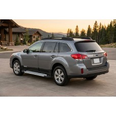 Бокові пороги New Vision Grey (2 шт., алюміній) для Subaru Outback 2009-2014 рр