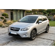 Бокові пороги New Vision Black (2 шт., алюміній) для Subaru XV 2011-2017 рр