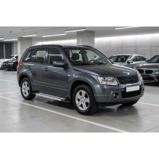 Боковые Подножки New Vision Grey (2 шт., Алюминий) для Suzuki Grand Vitara 2005-2017 гг