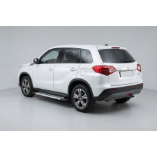 Бокові пороги New Vision Grey (2 шт., алюміній) для Suzuki Vitara 2015- рр