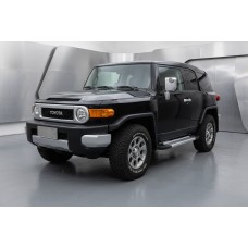 Бокові пороги New Vision Grey (2 шт., алюміній) для Toyota FJ Cruiser 2006-2022 рр
