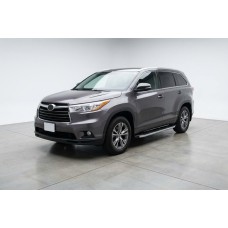 Бокові пороги BlackLine (2 шт., алюміній) для Toyota Highlander 2013-2019 рр