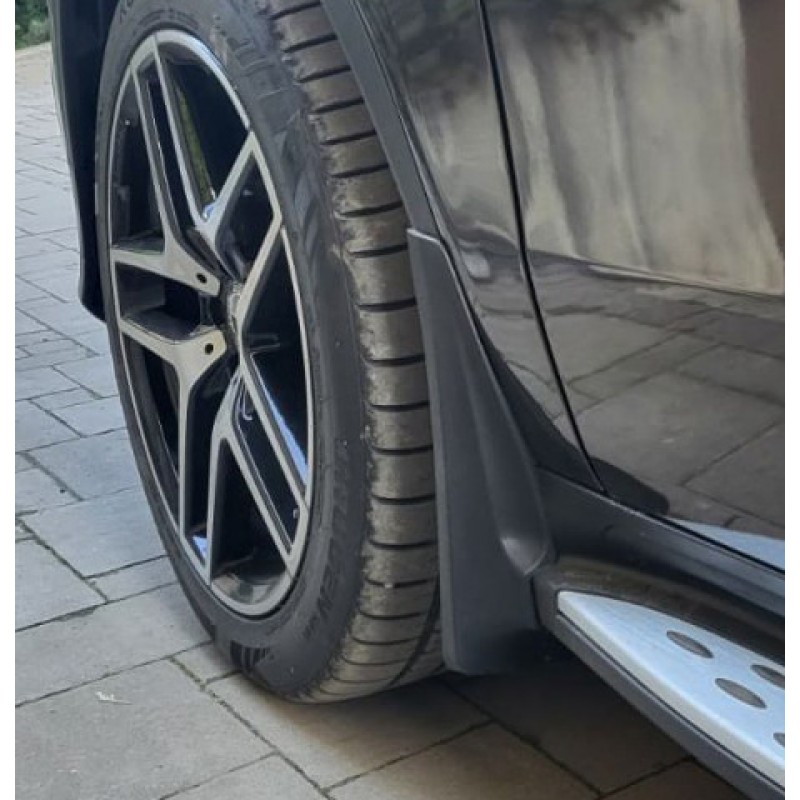 Бризковики Premium c порогами (4 шт) для Mercedes GLE coupe C292 2015-2019 рр