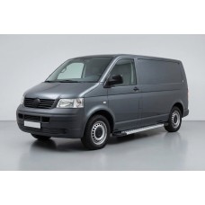 Боковые Подножки New Vision Grey (2 шт., Алюминий) Длинная База для Volkswagen T5 Transporter 2003-2010 гг