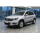Боковые Подножки New Vision Grey (2 шт., Алюминий) для Volkswagen Tiguan 2007-2016 гг