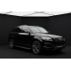 Бокові пороги Tayga Black (2 шт., алюміній) для Ауди Q7 2005-2015 рр