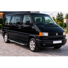 Боковые Подножки BlackLine (2 шт., Алюминий) Длинная База для Volkswagen T4 Caravelle/Multivan 1990–2003 гг
