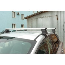 Перемычки на гладкую крышу (2 шт, Asaf V4) для Peugeot 107