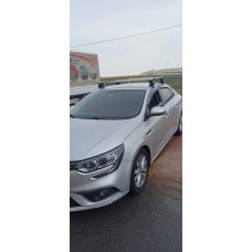 Перемички на гладку дах (2 шт, Asaf V4) для Renault Megane IV 2016-2025 рр