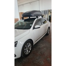 Перемички на гладку дах (2 шт, Asaf V4) для Skoda Superb 2015-2024 рр
