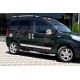 Молдинг дверний (4 шт, нерж.) OmsaLine - Італійська нержавійка для Fiat Fiorino/Qubo