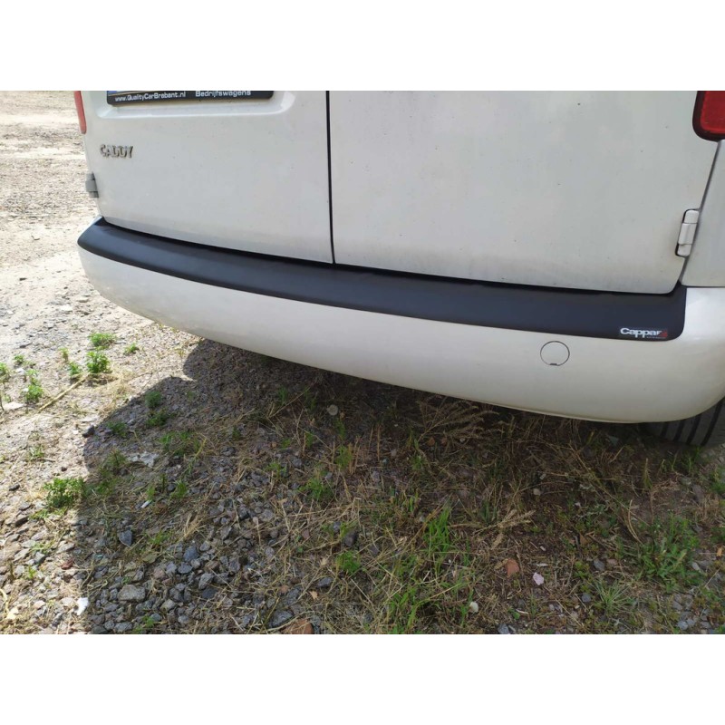 Накладка на задний бампер (ABS) для Volkswagen Caddy 2010-2015 гг
