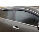 Вітровики з хром молдингом (4 шт, HIC) для Mazda CX-9 2007-2016 рр