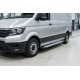 Боковые пороги Allmond Grey (2 шт., алюминий) Long/ExtraLong для Man TGE 2017- гг