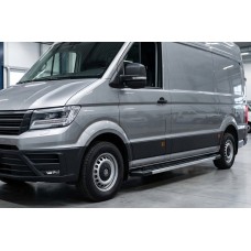 Бокові пороги RedLine V1 (2 шт, алюміній) Long/ExtraLong для Man TGE 2017- рр