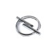 Эмблема (диаметр круга 67 мм, молния 90 мм) для Opel Astra G classic 1998-2012 гг