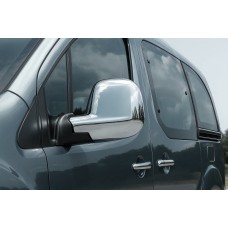 Накладки на зеркала (2 шт, пласт) OmsaLine для Citroen Berlingo/Multispace 2019- гг