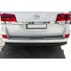 Накладка на задний бампер 2016-2021 (нерж) для Toyota Land Cruiser 200