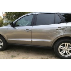 Молдинг дверний (4 шт, нерж.) для Hyundai Santa Fe 2 2006-2012 рр