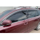 Ветровики с хромированным молдингом SW (4 шт, HIC) для Skoda Superb 2009-2015 гг
