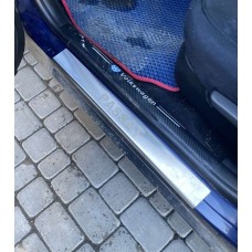 Накладки на пороги Carmos (4 шт, нерж) для Volkswagen Passat B5 1997-2005 рр