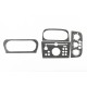 Накладки на панель карбон для Opel Combo 2002-2012 рр