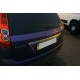 Накладка над номером (нерж.) OmsaLine - Італійська нержавійка для Ford Fiesta 2002-2008 рр