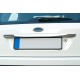 Накладка над номером (нерж.) OmsaLine - Італійська нержавійка для Ford Fiesta 2002-2008 рр