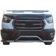 Обведення решітки (2019-2025, 4 шт, нерж) Carmos - Турецька сталь для Ford Transit 2014- рр