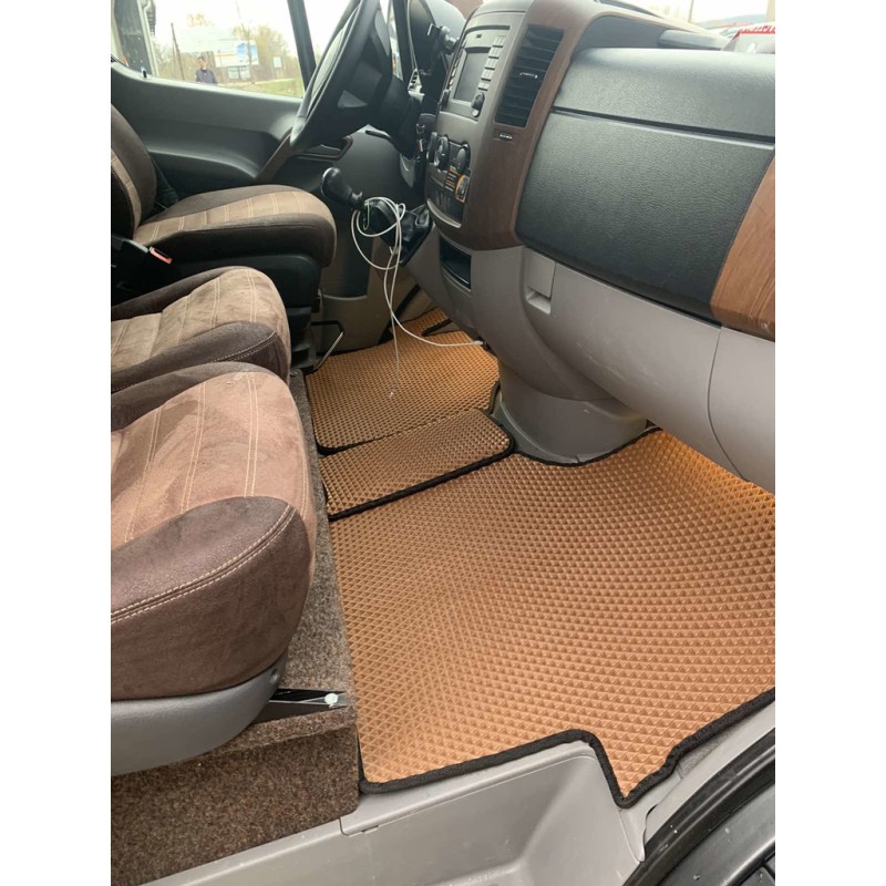 Килимки EVA V1 (цегляні) для Volkswagen Crafter 2006-2016 рр