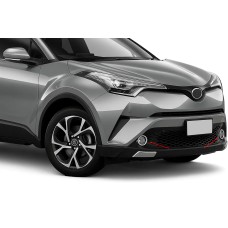Накладки на противотуманки (2 шт, нерж) для Toyota C-HR 2016-2023 рр