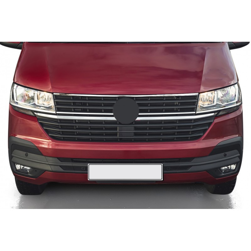 Верхняя накладка на решетку радиатора 2019-2025 (1 шт, нержавейка) для Volkswagen T6