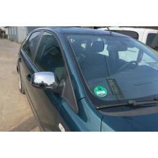 Накладки на дзеркала (2 шт, нерж) для Ford Fiesta 2002-2008 рр