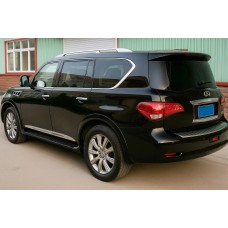 Молдинги дверні (4 шт, хром) для Nissan Patrol Y62 2010-2024 рр
