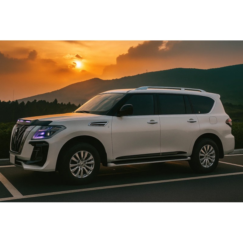 Молдинги дверні (4 шт, чорні) для Nissan Patrol Y62 2010-2024 рр Молдинги дверні (4 шт, чорні) для Nissan Patrol Y62 2010-2024 рр