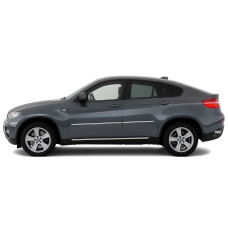 Молдинг (4 шт, нерж) для BMW X6 E-71 2008-2014 гг
