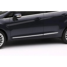 Молдинг (4 шт, нерж) для Ford Fiesta 2017- рр