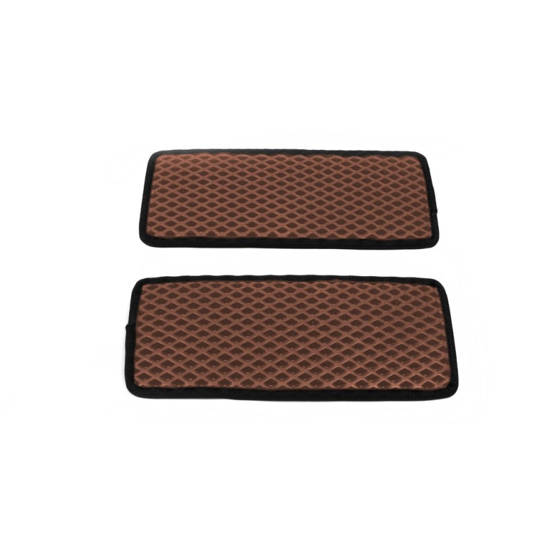 Коврики на пороги (2 шт, EVA, кирпичные) для Citroen Jumper 2007-2025 гг