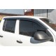 Ветровики с хромом (4 шт, Niken) для Volkswagen Amarok 2010-2022 гг