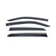 Ветровики с хромом (4 шт, Niken) для Volkswagen Amarok 2010-2022 гг