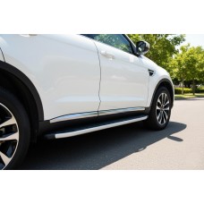 Бокові пороги Fullmond (2 шт., Алюміній) для Acura MDX 2013-2020 рр