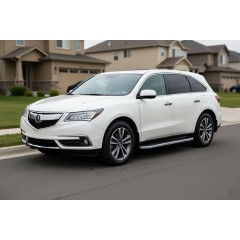 Боковые Подножки Tayga Grey (2 шт., Алюминий) для Acura MDX 2013-2020 гг